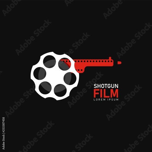 Fototapeta Cinema logo vector logo template