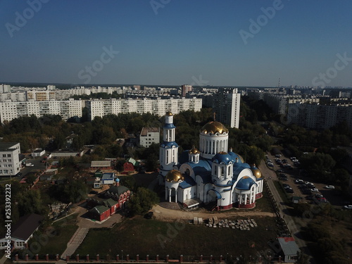 Canvas Print Sity panorama sky view moscow