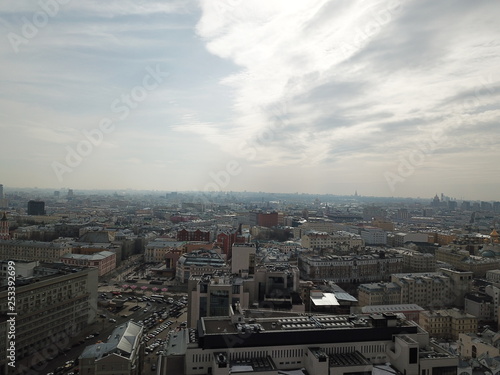 Photography Sity panorama sky view moscow