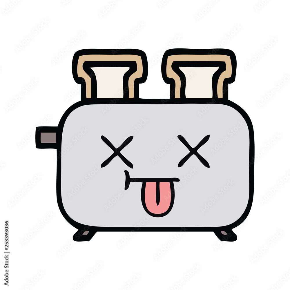 cute cartoon of a toaster cute cartoon of a toaster