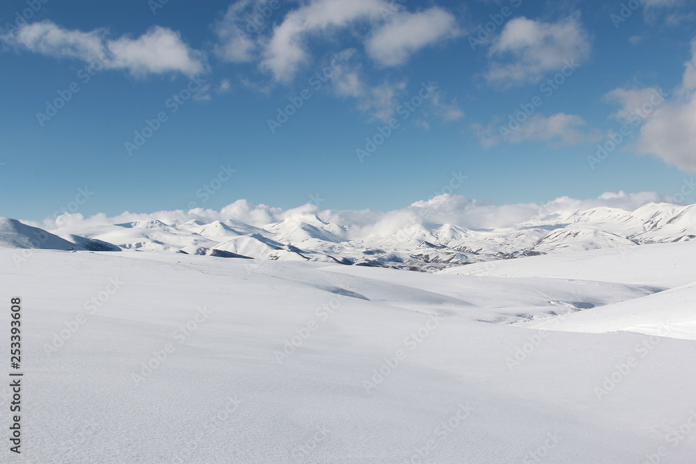 winter in the mountains