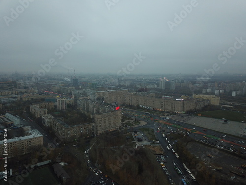 Photography Copter panorama moscow sky