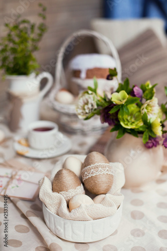 rustic easter decoration