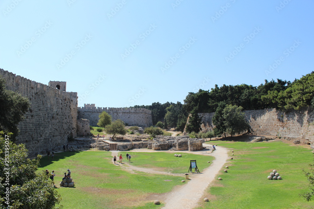 Rhodes. Fortifications of Rhodes.