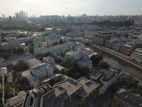 Photography Panorama moscow sky copter