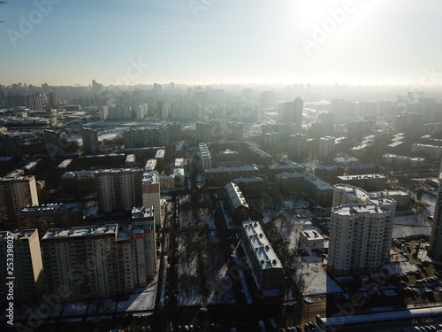 Photography Panorama moscow sky copter