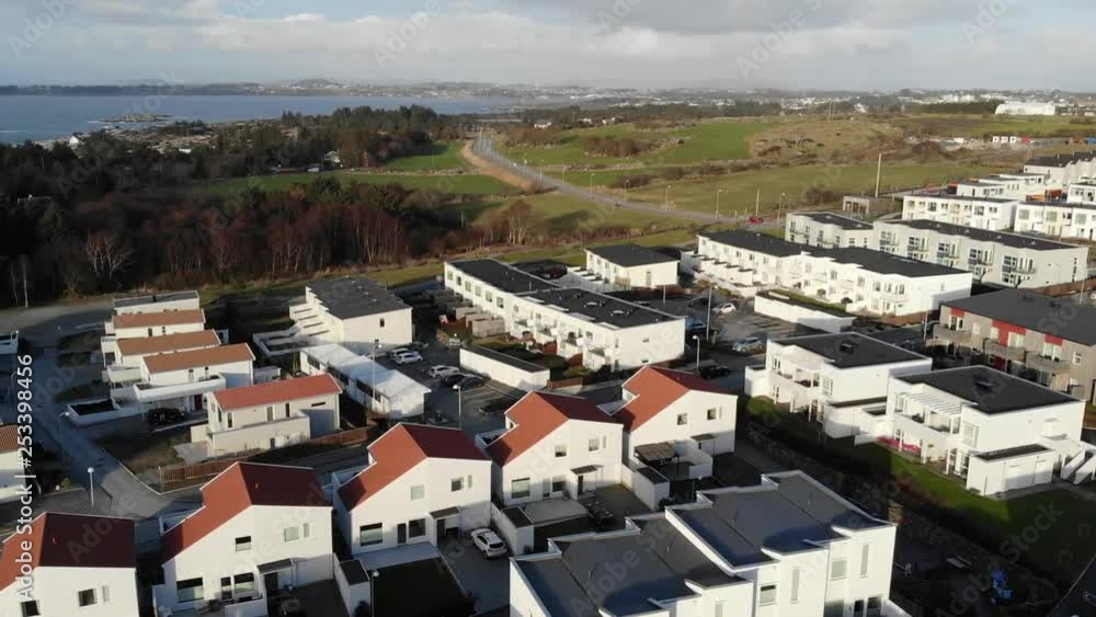 Drone by the North Sea in norway Drone by the North Sea in norway