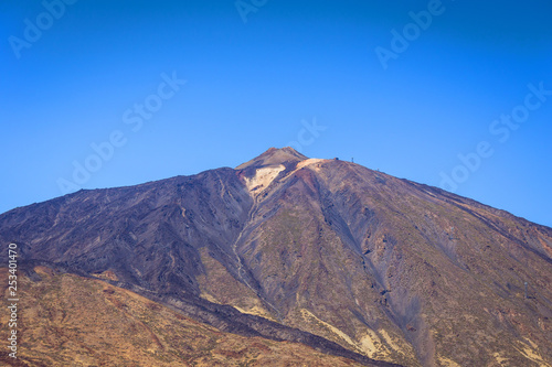 Beautiful landscape of  Teide national park  Tenerife  Canary island  Spain