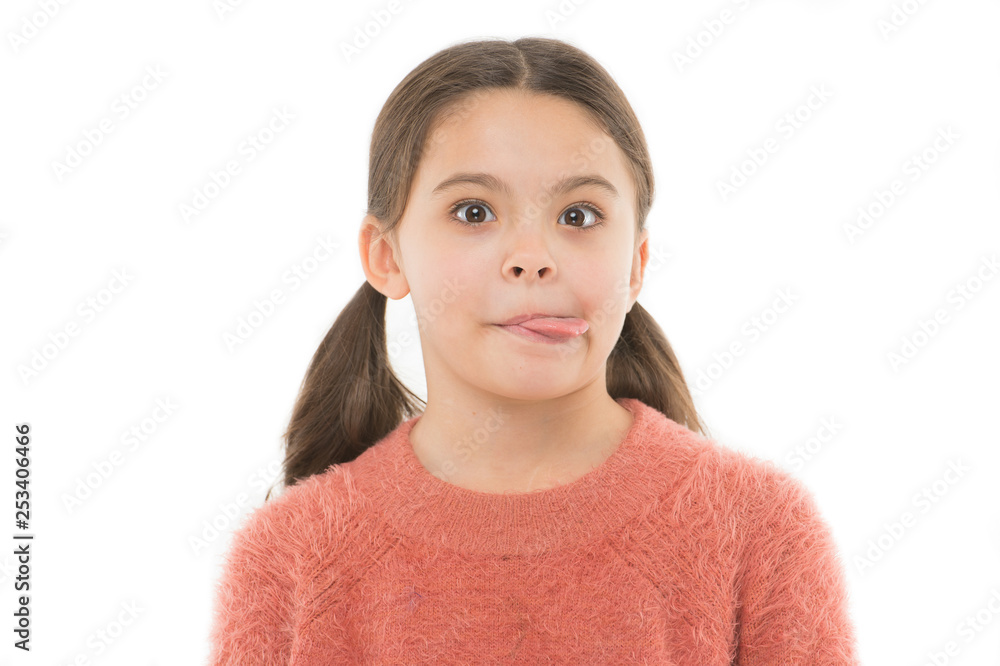Cute grimace. Girl cute child making funny grimace with tongue. Carefree mood. Happy childhood. International childrens day. Little happy girl having fun. Enjoying happy life. Joy an fun concept Cute grimace. Girl cute child making funny grimace with tongue. Carefree mood. Happy childhood. International childrens day. Little happy girl having fun. Enjoying happy life. Joy an fun concept