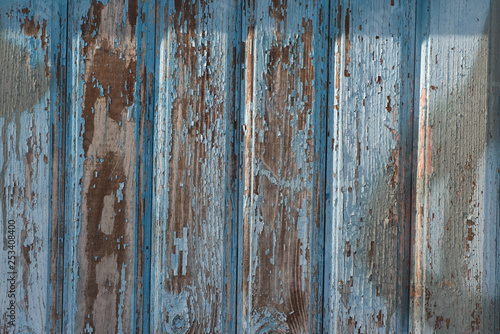 Blue wood abstract background texture