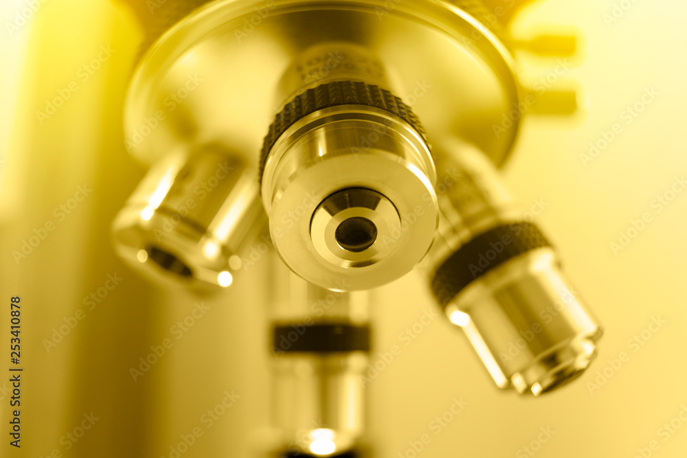 Laboratory microscope for scientific research. Microscope is used for conducting planned, research experiments, educational demonstrations in medical and clinical laboratories. Laboratory microscope for scientific research. Microscope is used for conducting planned, research experiments, educational demonstrations in medical and clinical laboratories.
