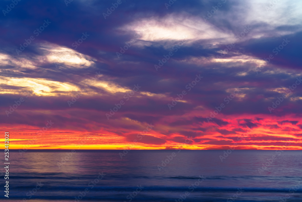 Beautiful Sunset in San Diego, California 