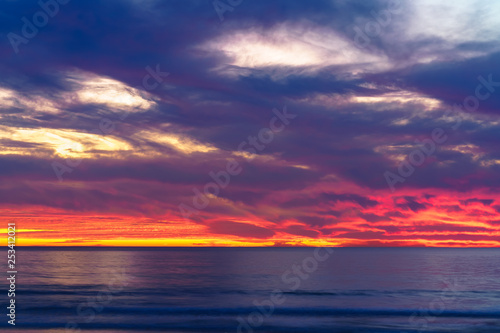 Fototapeta Naklejka Na Ścianę i Meble -  Beautiful Sunset in San Diego, California 