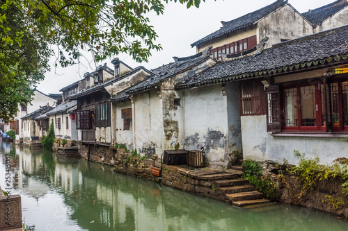 Canals of the little town of Zhouzhuang, China