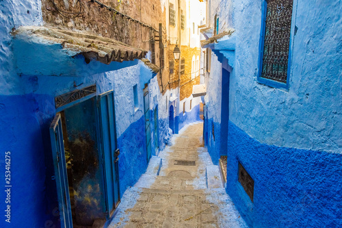 Blue streets of Chefchaouen, Morocco © Stefano Zaccaria