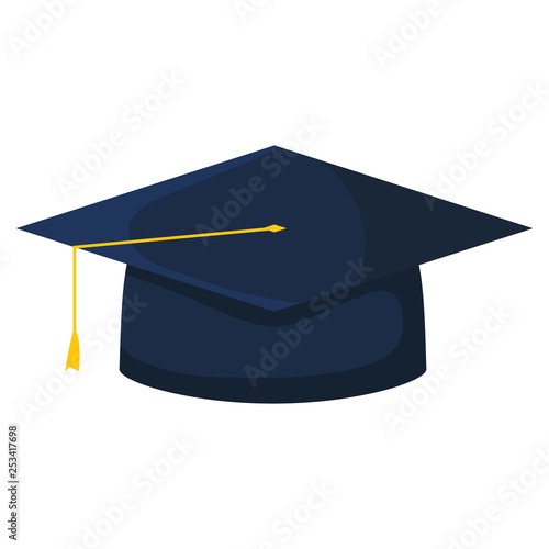 hat graduation isolated icon
