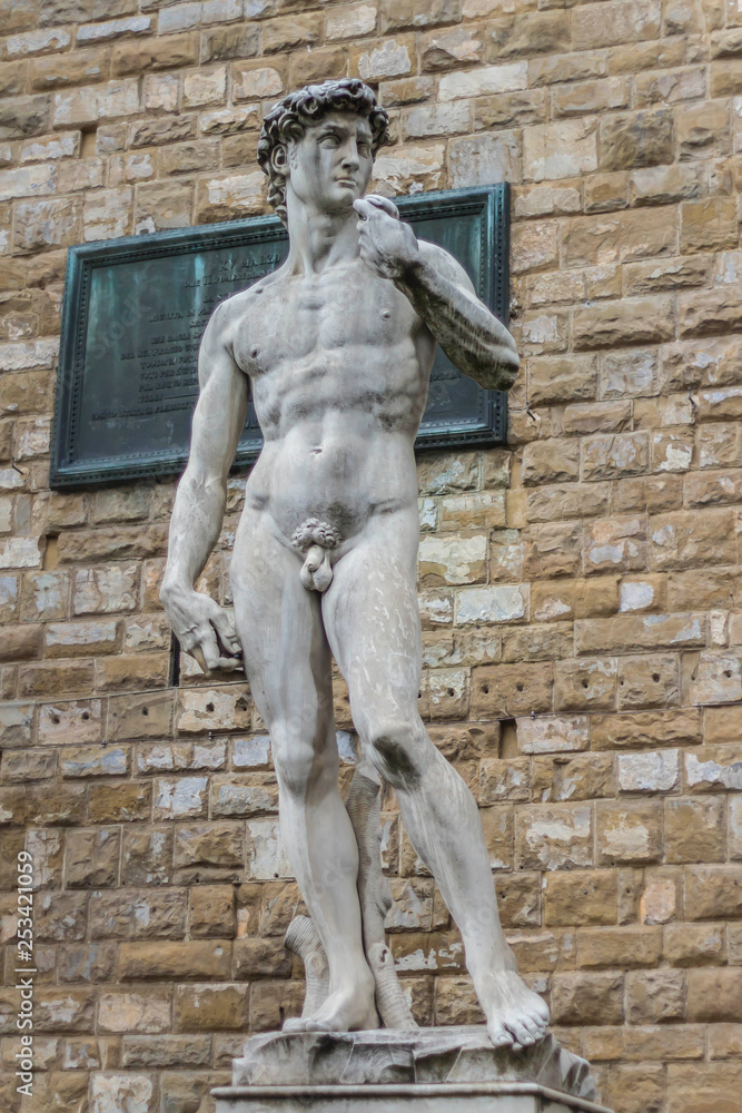 Naklejka premium Esculturas Italia Florencia