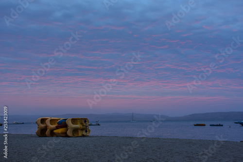 Sunset in Peru, Paracas photo