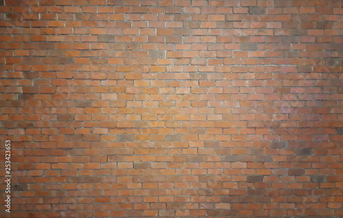 old red brick wall texture background.