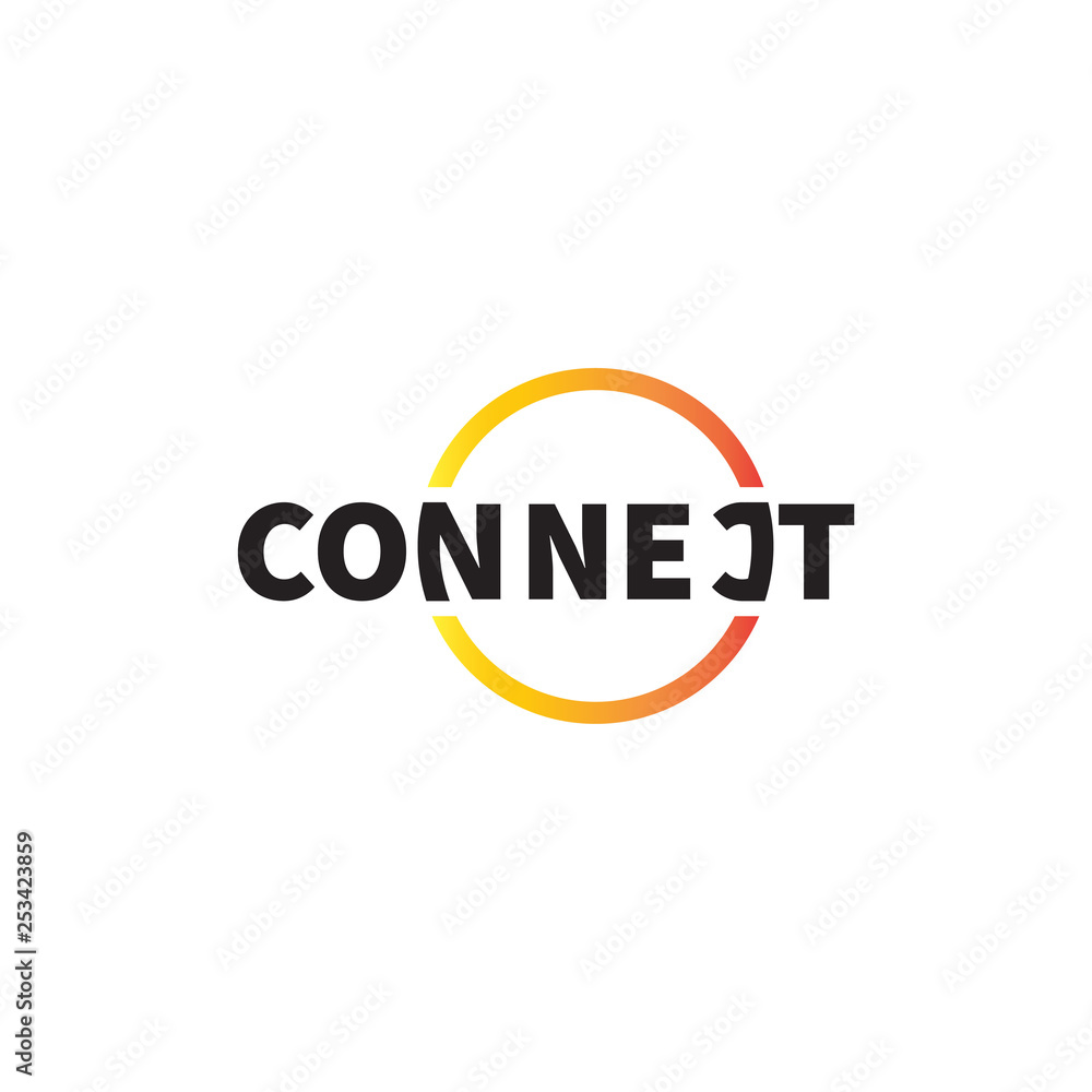 Connect Logo Design Template Elements - Vector Connect Logo Design Template Elements - Vector