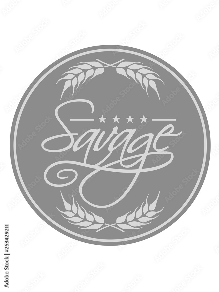 savage kreis rund wappen schild schriftzug design tier text logo wild gefährlich brutal monster böse primitiv cool savage kreis rund wappen schild schriftzug design tier text logo wild gefährlich brutal monster böse primitiv cool