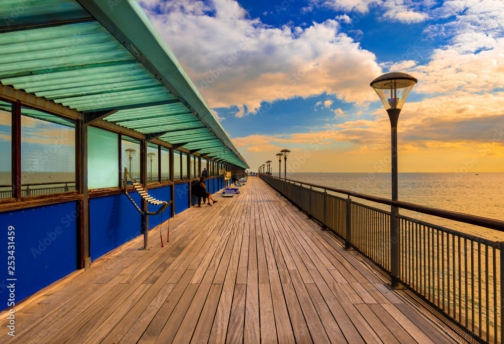 Naklejka premium Boscombe pier near Bournemouth, Dorset
