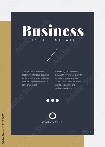Corporate brochure and poster template