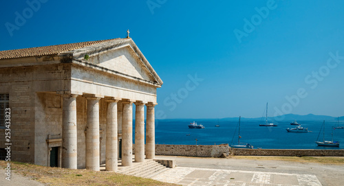 Fotografía St. George's Church in the Old Fortress in Kerkyra, Corfu, Greece