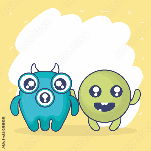 crazy monsters comic characters