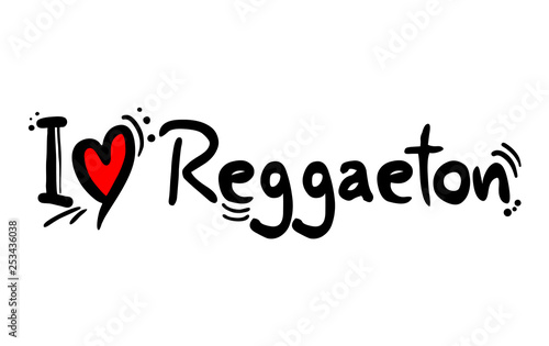 Reggaeton music style love