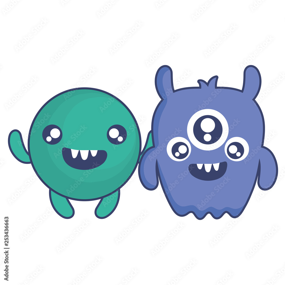 crazy monsters couple comic characters crazy monsters couple comic characters