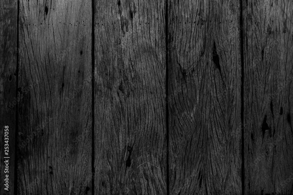 Black wood texture for design and background Black wood texture for design and background