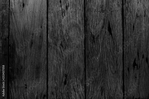 Black wood texture for design and background