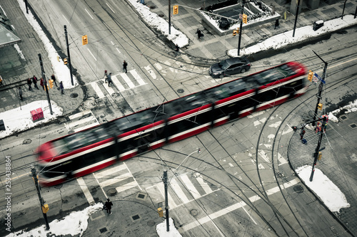 Photography Streetcar on the Move