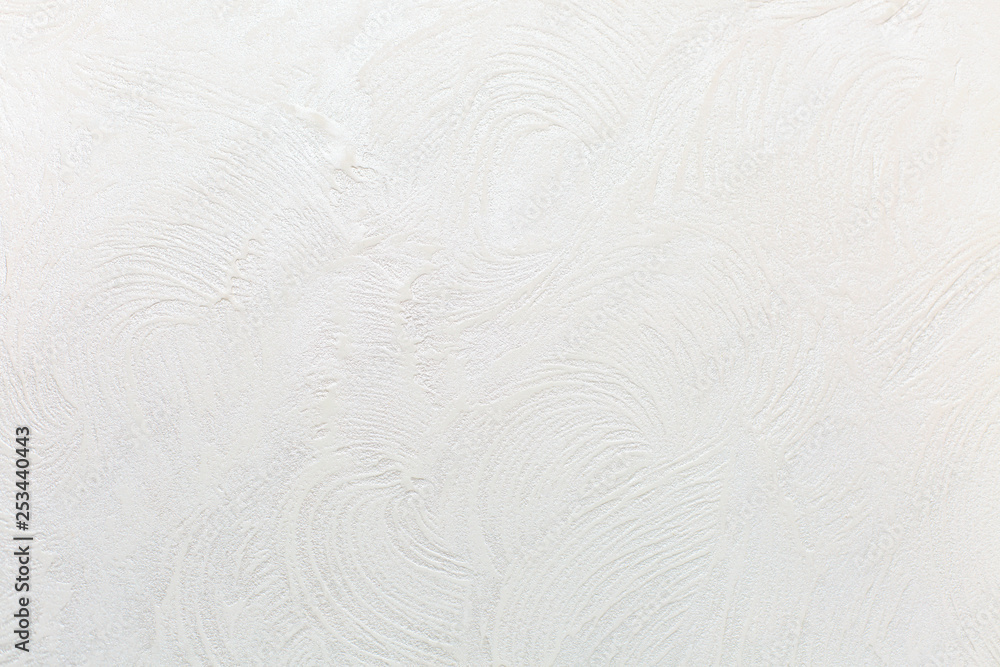 Textured putty on wall. Rough grunge wall background.