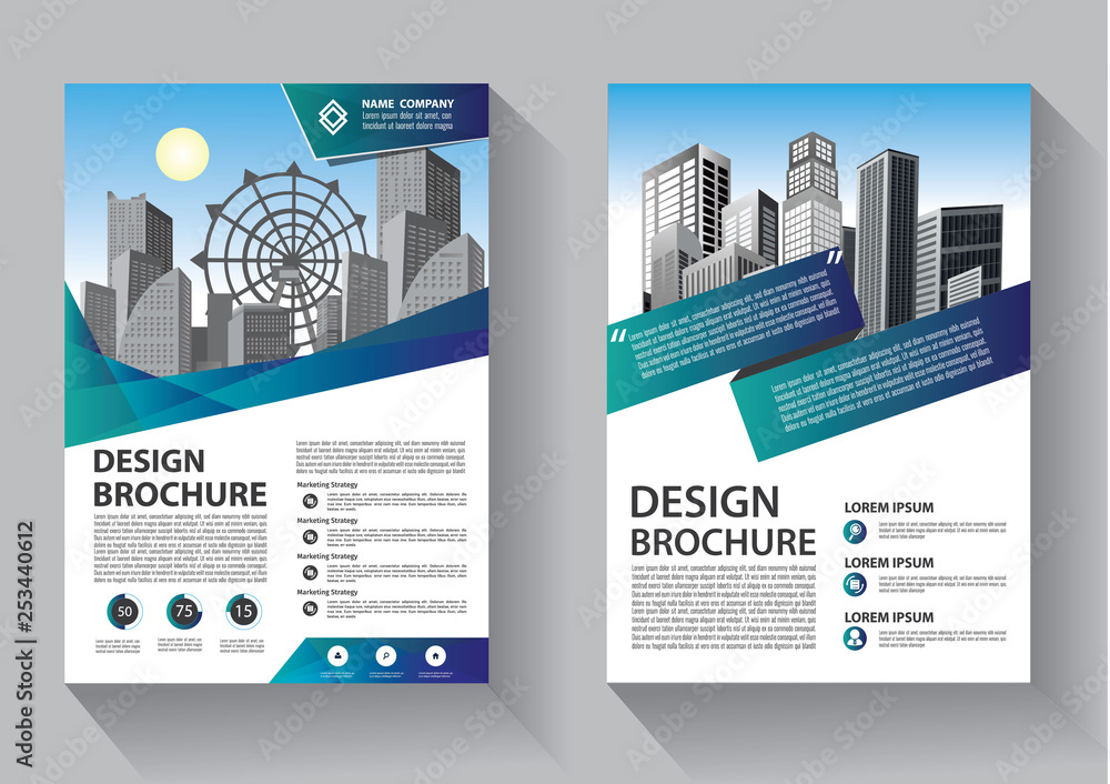 Brochure design, cover modern layout, annual report, poster, flyer in A4 with colorful triangles, geometric shapes for tech, science, market with light background Brochure design, cover modern layout, annual report, poster, flyer in A4 with colorful triangles, geometric shapes for tech, science, market with light background