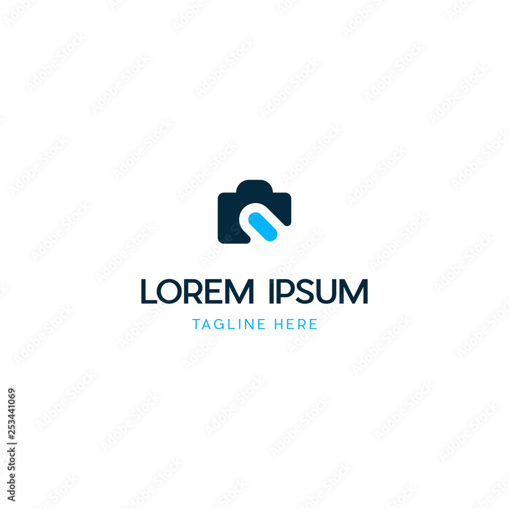 Camera Creative Finger Vector Logo Design Camera Creative Finger Vector Logo Design