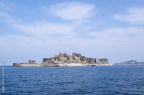 Fototapeta Naklejka Na Ścianę i Meble -  Hashima (Battleship Island) Nagasaki, Japan