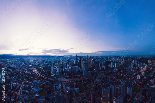 The City of Kuala Lumpur at Dawn