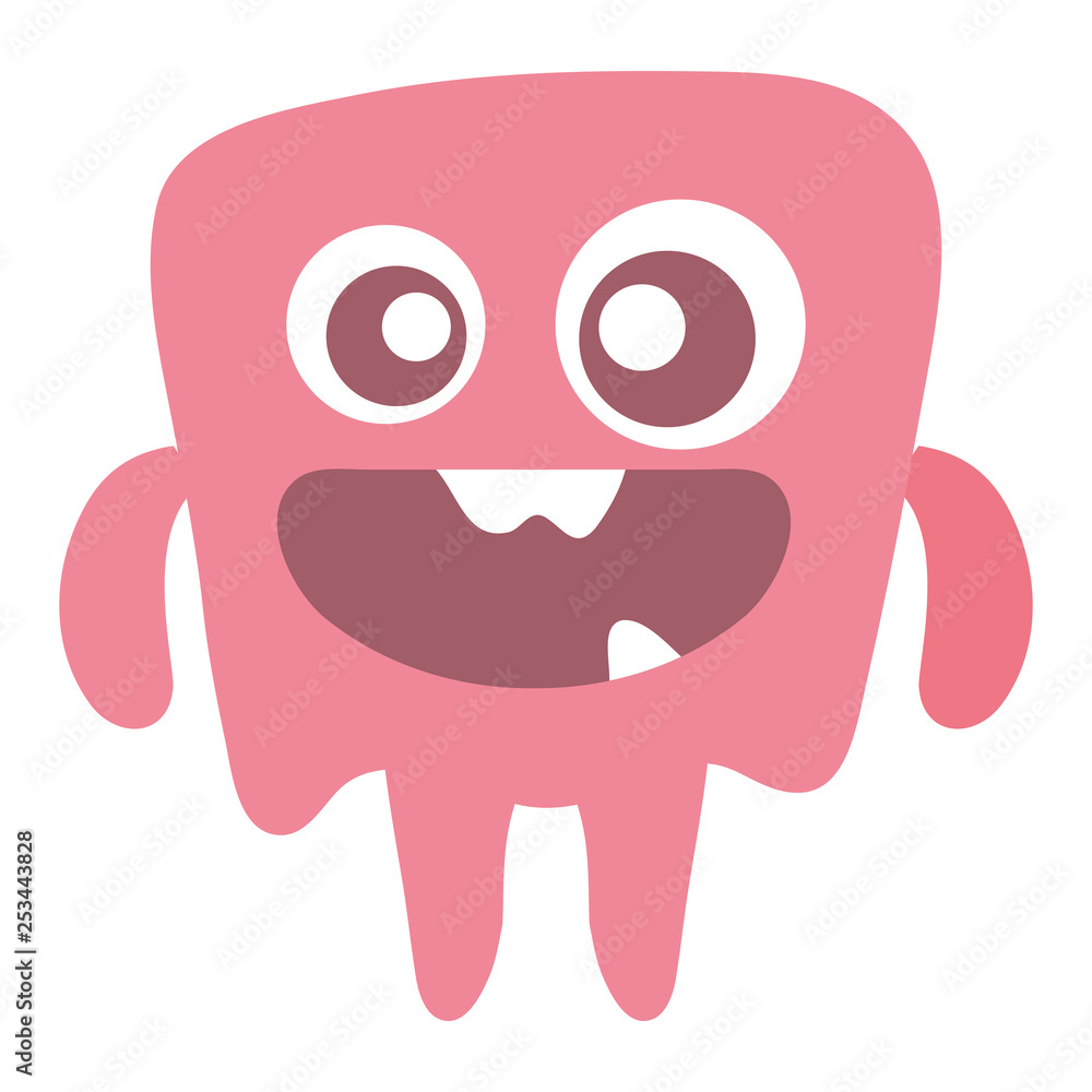 Obraz premium crazy monster comic character