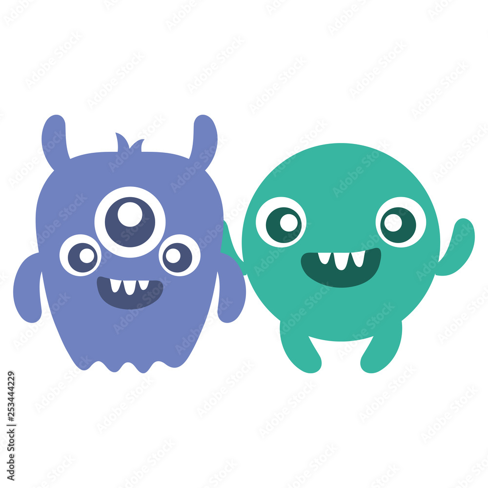 crazy monsters couple comic characters crazy monsters couple comic characters
