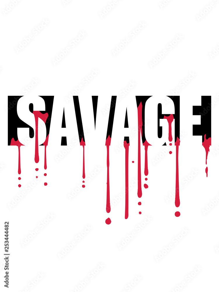 Ταπετσαρία blut savage tropfen graffiti text logo wild gefährlich brutal monster böse primi