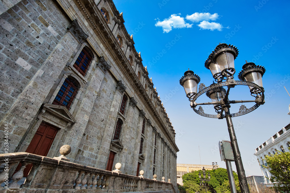 Guadalajara streets in city’s historic center (Centro Historico)