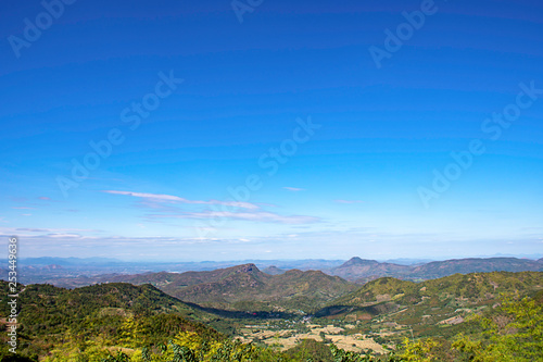 The beauty of mountains and sky at Phu Rua , Loei in Thailand. © Nueng