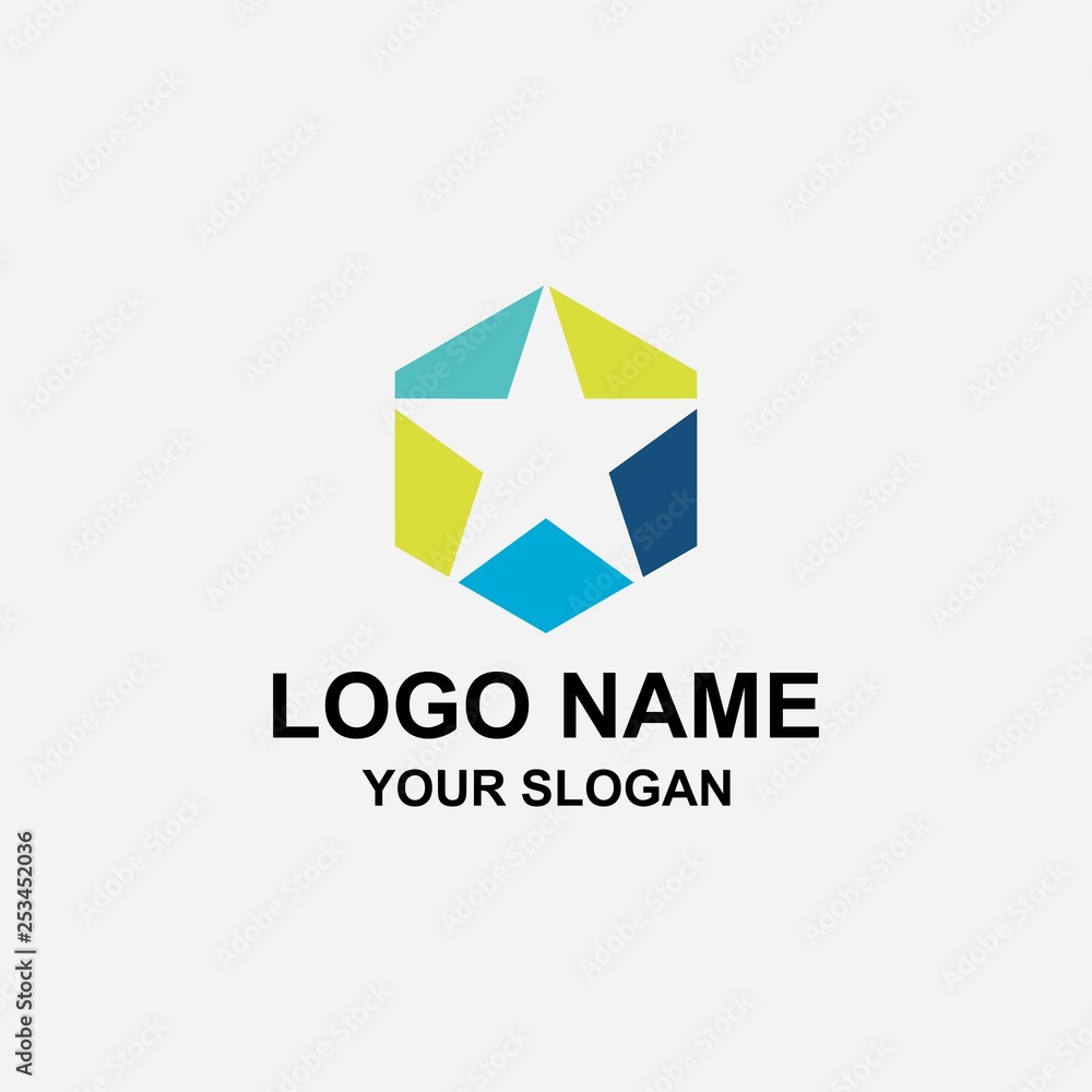 star logo template star logo template