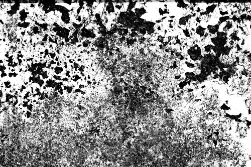 Abstract grunge grey dark stucco wall background. Splash of black and white p...