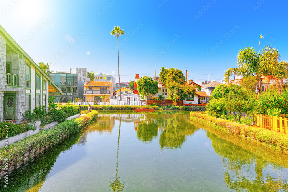 One of the most beautiful district of Los Angeles - is Venice. California