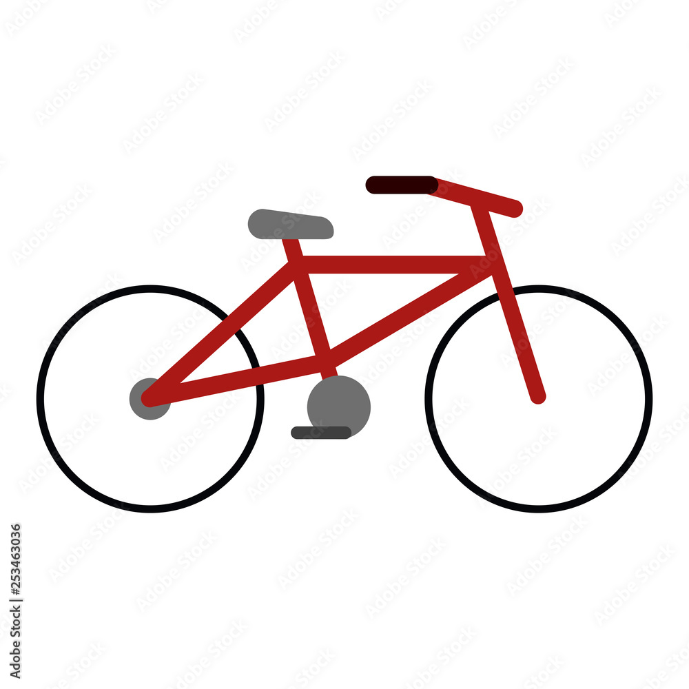 Bicycle sport vehicle isolated Bicycle sport vehicle isolated
