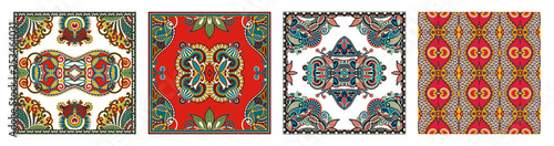 Traditional ornamental floral paisley bandanna