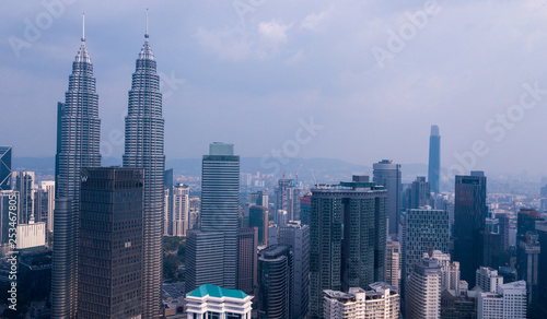Kuala-Lumpur,Malaysia,04 March,2019: View on the Petronas Twin Towers